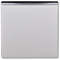 Лицевая панель Jung EcoProfi для 1-кл. выключателя алюминий картинка